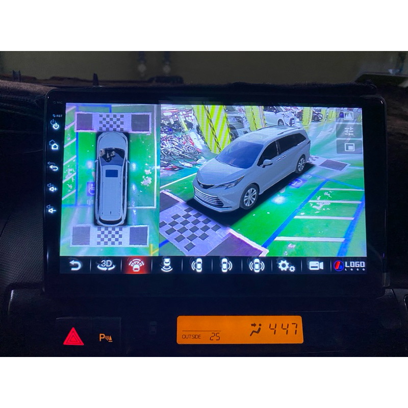 最新專用安卓機聲控360環景含四路行車錄影 導航 電視 安卓系統 藍芽 無線applecarplay