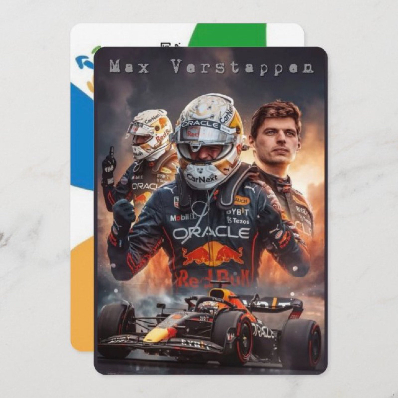 F1賽車 車手Max Verstappen 悠遊卡： 世界冠軍 紅牛車隊 一級方程式 Red Bull