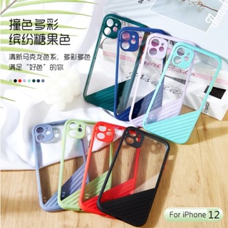[新北發貨] iPhone12手機殼 iPhone 12 Pro Max 撞色魔方殼 iPhone12 Pro保護套