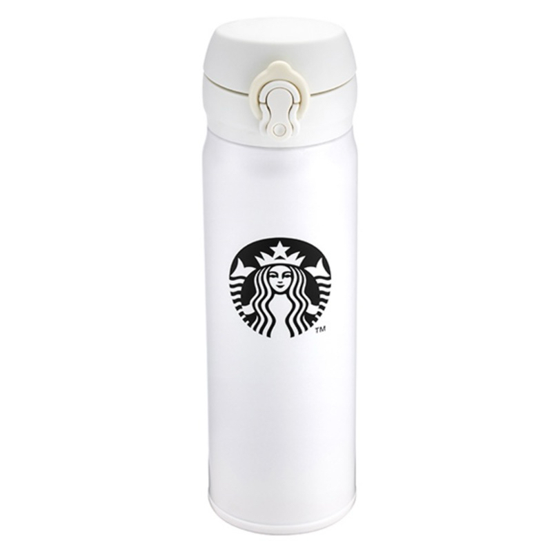 Starbucks 星巴克 黑女神白色隨身瓶 女神保溫瓶 不鏽鋼保溫瓶 保溫瓶 500ml