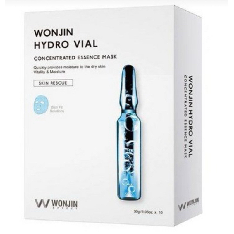 WONJIN EFFECT原辰 藍安瓶補水透亮面膜30g 安瓶面膜系列 玻尿酸補水保濕 乾燥敏感肌常備
