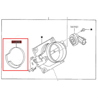 【JT福特原廠】IMAX MAZDA5 MAZDA3 FOCUS 正廠 節流閥墊片 節氣門墊片
