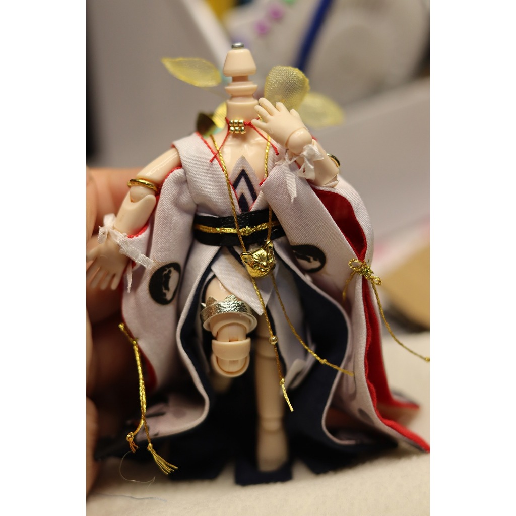 陰陽師 Onmyoji 阿修羅  帝釋天 ob11 黏土人 黏土娃 材料包 娃衣