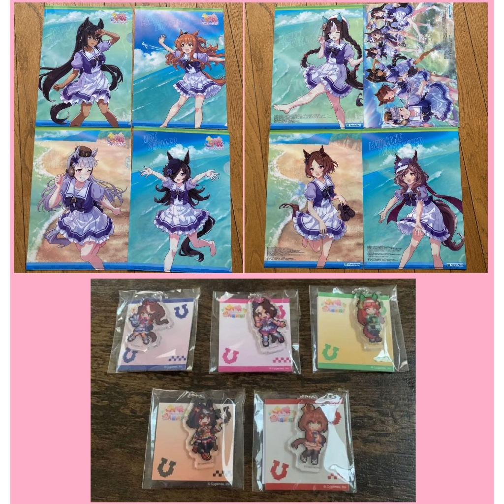 【現貨】賽馬娘日本 資料夾 吊飾像素風 米浴 東海帝王 黃金船 北部玄駒 特別周真弓快車無聲鈴鹿重炮櫻花桂冠吉兆北港火山