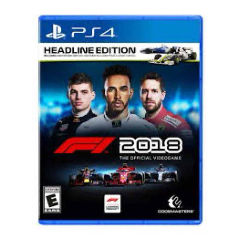 【瑞比電玩】PS4 『 F1 2018 headline edition』遊戲片，盒裝完整，正常遊玩