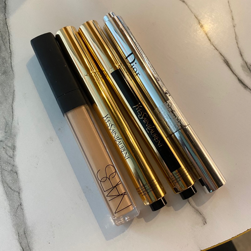 NARS 妝點甜心遮瑕蜜 NARS遮瑕 /YSL 超模聚焦明采筆/YSL 超模聚焦遮瑕筆/DIOR遮瑕打亮筆 黑眼圈