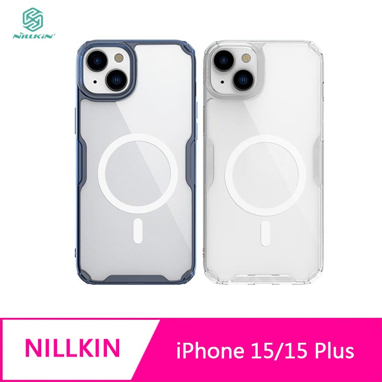 NILLKIN Apple iPhone 15/15 Plus 本色 Pro 磁吸保護套