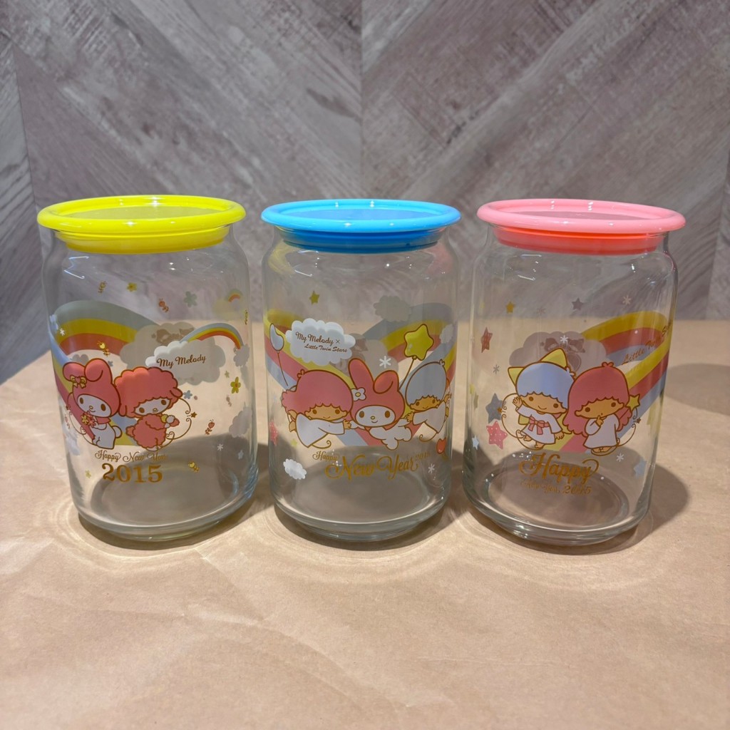 7-11 美樂蒂x雙星仙子 40周年紀念限定造型 限量玻璃儲存罐