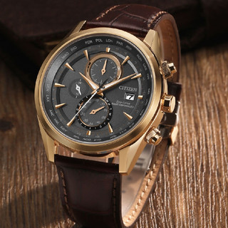 CITIZEN 星辰 GENT'S 五局電波 時尚電波計時錶-43mm(AT8263-10H)