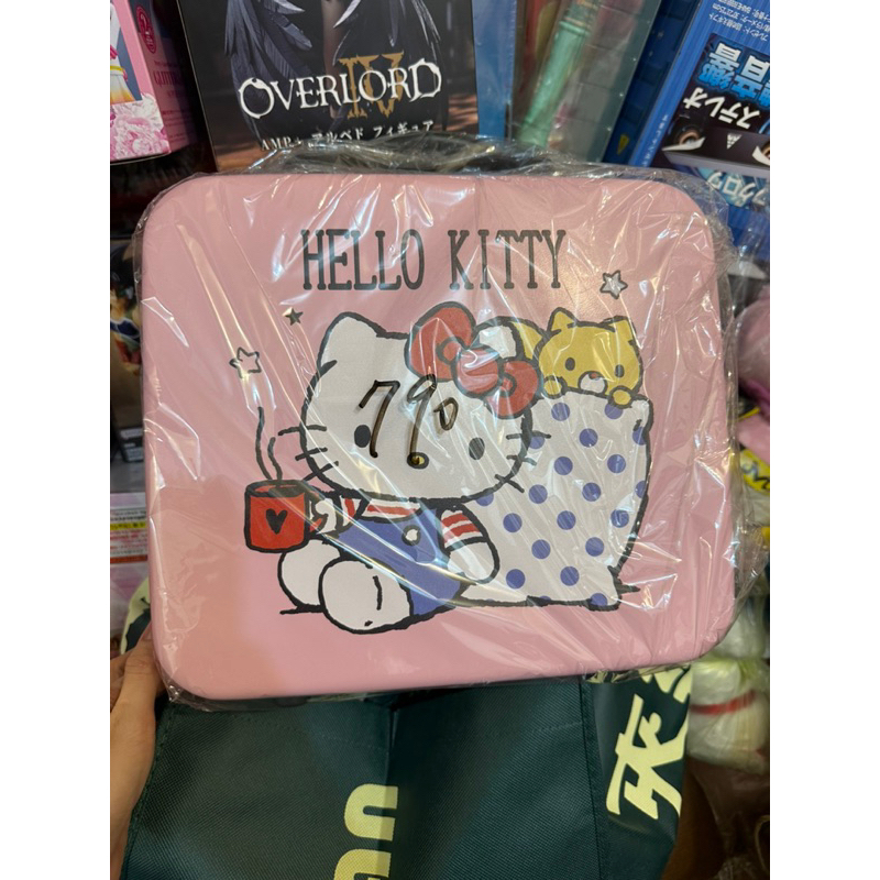 正版 14吋手提硬殼旅行化妝箱-凱蒂貓 HELLO KITTY 三麗鷗 Sanrio