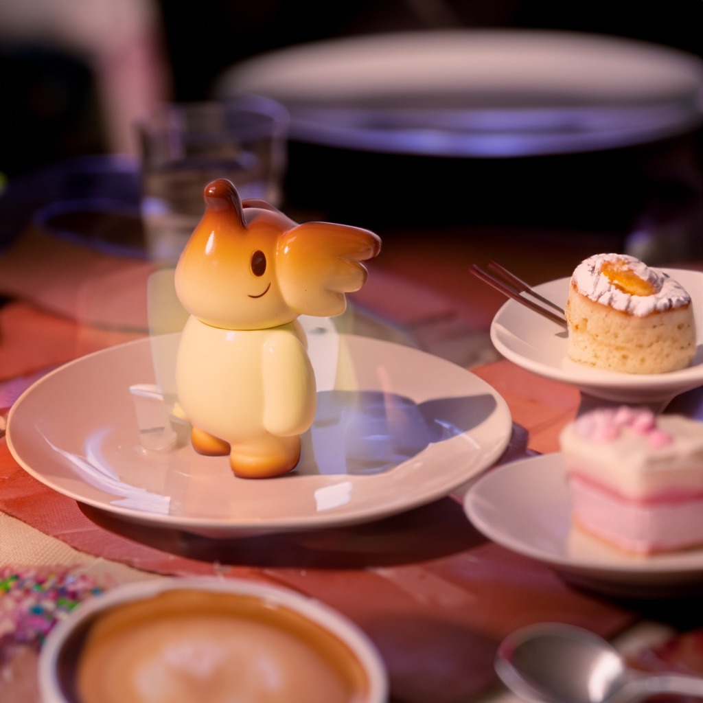 [現貨]正版 UNBOX Elfie 100% 小象 Custard Pudding 布丁色 全新未拆