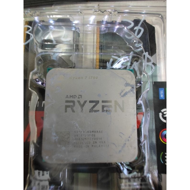 AMD AM4 RYZEN R7-1700 裸U處理器