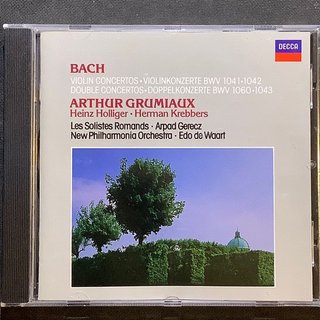 企鵝三星/Grumiaux葛魯米歐/小提琴 Bach巴哈-小提琴協奏曲/雙小提琴協奏曲 德國版