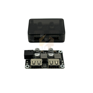雙USB快充降壓模組 6-30V 12V24V轉QC3.0 車載手機充電