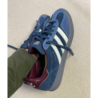 【吉米.tw】ADIDAS ORIGINALS GAZELLE INDOOR 海軍藍 休閒鞋 平底 德訓鞋 ID1008