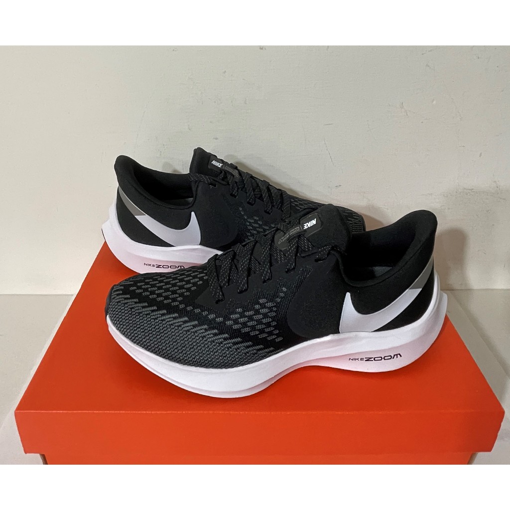 🏀阿北代購🏀W NIKE ZOOM WINFLO 6 女 AQ8228-003 黑灰 白勾 慢跑鞋 US 7