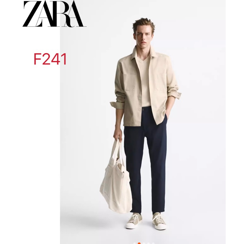 zara(30腰）新品🎈反折褲管
