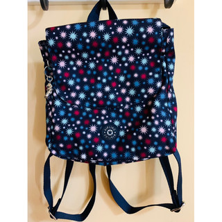 全新 Kipling 多層後背包 星星圖案