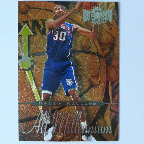 ~Kerry Kittles/基特爾斯~NBA球星.1998年METAL.金屬設計特殊卡