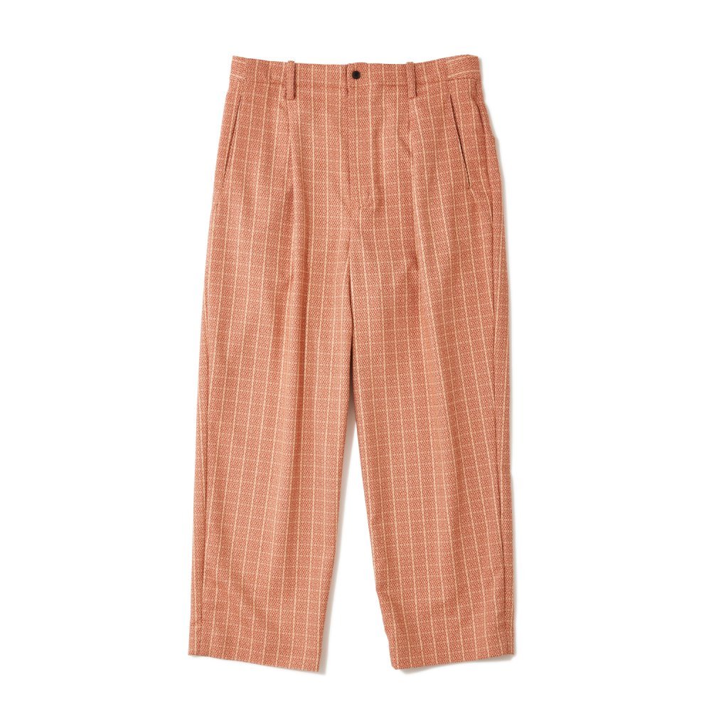 THE NERDYS / Pattern Check Double Cropped Slacks