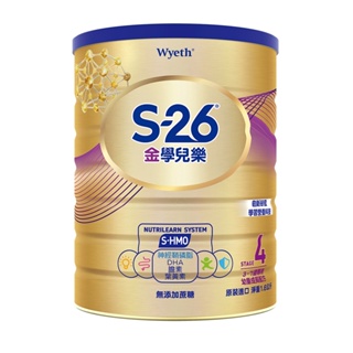 S26惠氏金學兒樂4號兒童奶粉(3-7歲適用)1600公克全新品