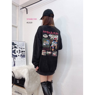 ☾ 𝗬𝗨𝗡𝗜｜現貨· ᴅᴇʙᴇʟʟᴇ蠟筆小新水洗衛衣ෆ