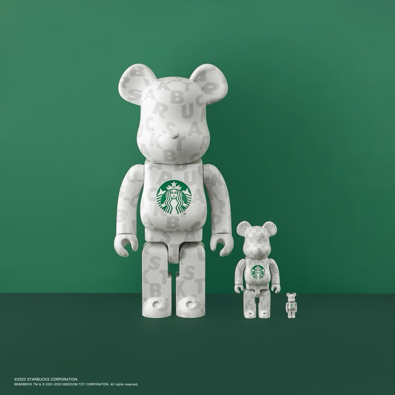 1000%星巴克 BE@RBRICK 庫柏力克熊