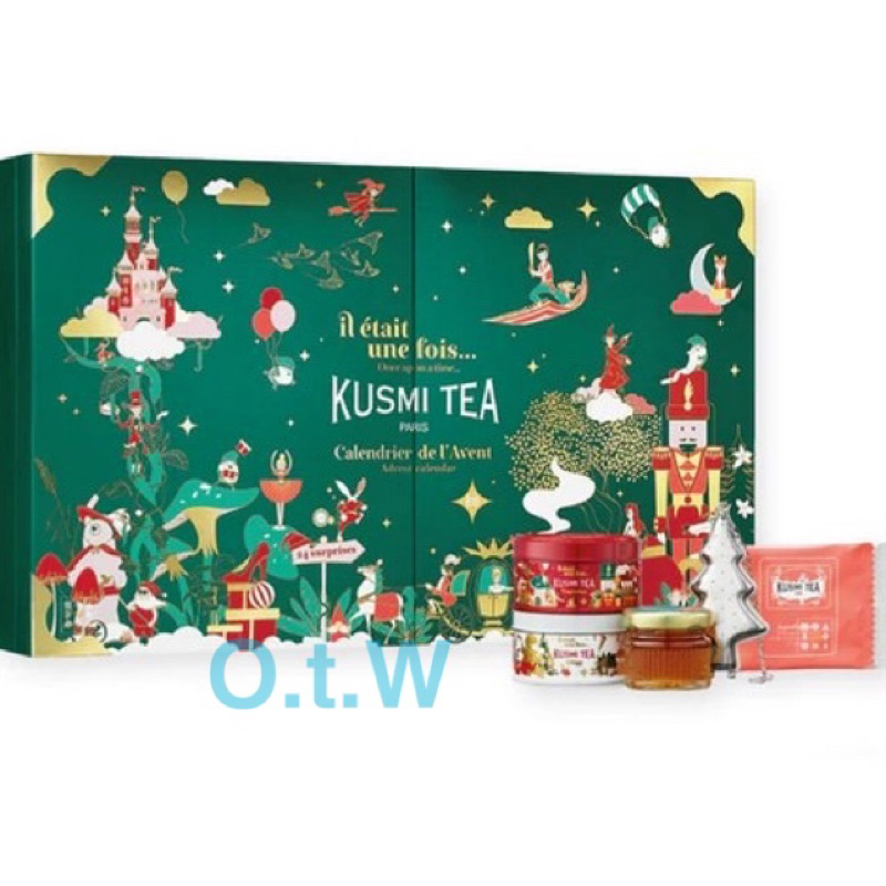 【O.t.W】現貨免運！法國Kusmi Tea百年茶品牌有機認證茶耶誕聖誕倒數曆$2700↘$2099