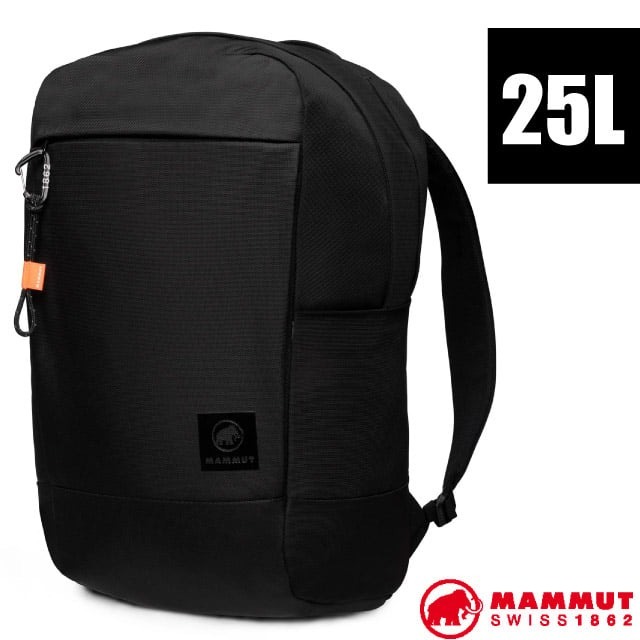 【MAMMUT 長毛象】超輕量日用電腦背包 25L XERON 25/單日輕健行 差旅 日用背包_黑_00430