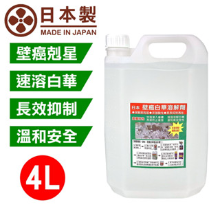 【十田修繕】日本壁癌白華溶解劑 4L 壁癌 乳膠漆 白華 防水 批土 油漆 防水漆