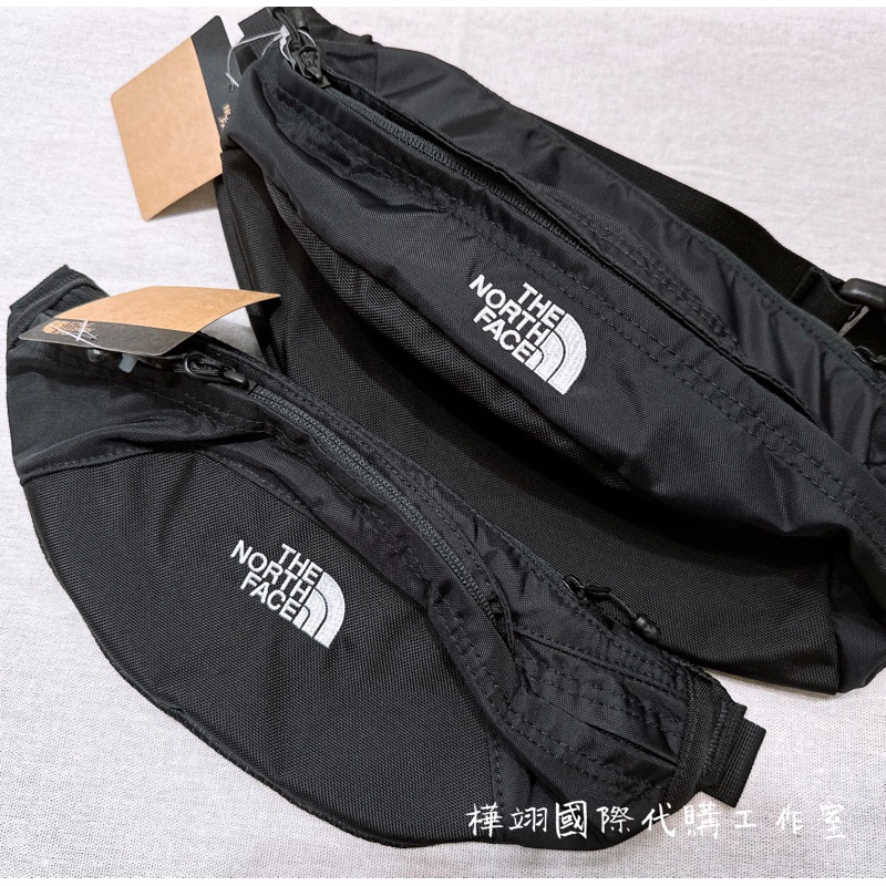 Huaの日韓代購 🌟日本公司貨🌟🆕日本The North Face Sweep黑色 刺繡 腰包 斜背包 NM72304