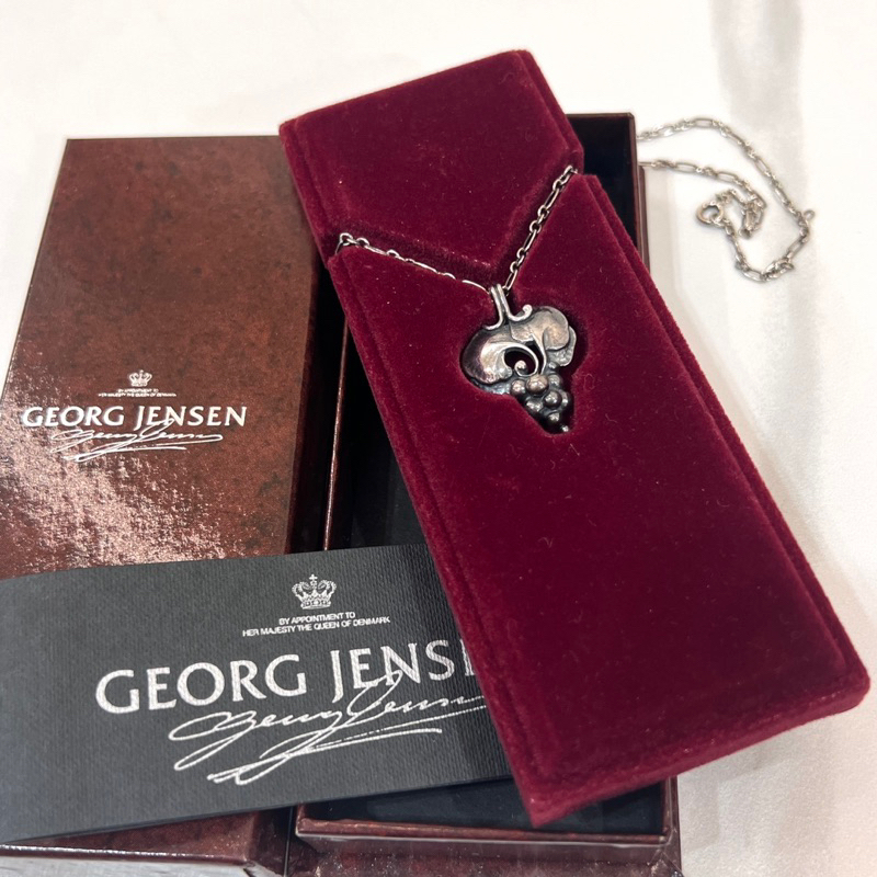 全新正版喬治傑生Georg Jensen 1996年度經典復刻年度項鍊/紀念銀鍊/銀石項鍊/銀飾/銀鍊～首刻版