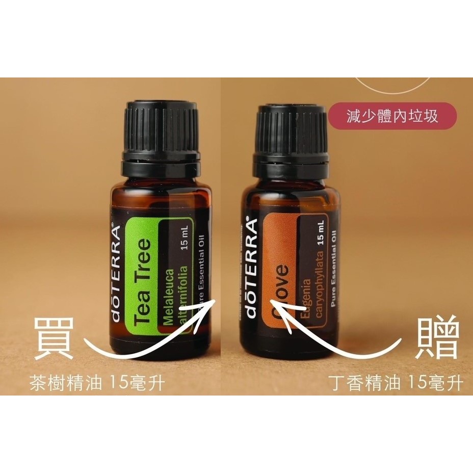 限時限量優惠組合 多特瑞BOGO 買一送一 買 "茶樹精油15ml" 送 "丁香精油15ml"