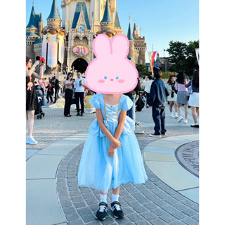 全新 仙履奇緣灰姑娘cinderella 迪士尼公主服(尺寸140) 洋裝禮服