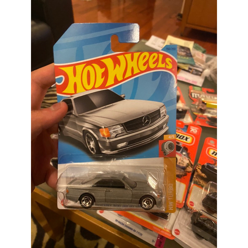 全新 Hot Wheels 風火輪  89 MERCEDES BENZ 560 SEC AMG 賓士 雙門 經典跑車 銀