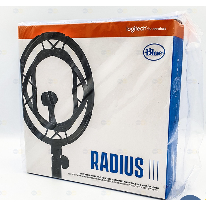 出售  Blue原廠 Radius 3 III 麥克風防震架 金屬麥克風防噴網/防噴罩  專用中長毛 全新 二手