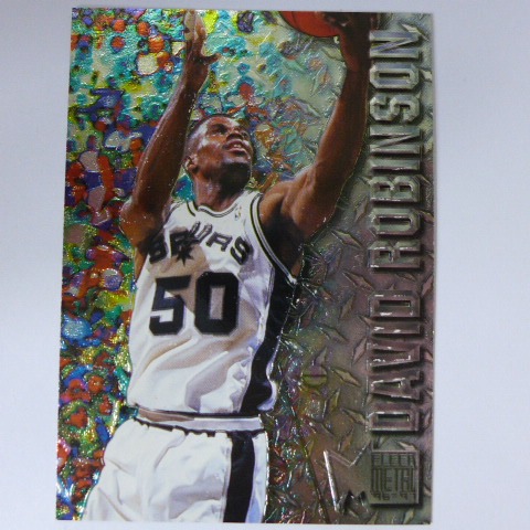 ~David Robinson/大衛·羅賓森 ~馬刺雙塔/海軍上將/名人堂 1996年METAL.NBA金屬籃球卡
