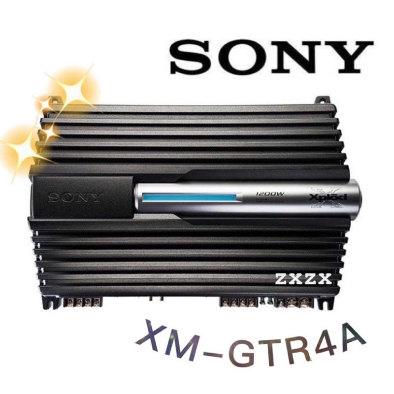 🔥原廠🔥現貨🔥【SONY 索尼】XM-GTR4A 四聲道擴大機 汽車音響 重低音 車用音響 1200W AMP 4聲道