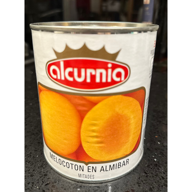 Alcurnia 皇家牌 西班水蜜桃易開罐頭 850g 共3罐不拆售