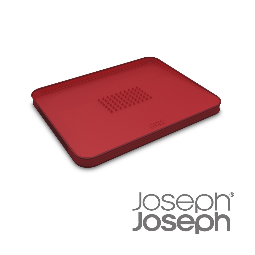 【Joseph Joseph】好好切雙面傾斜砧板(大紅)《屋外生活》戶外 露營 行動廚房 料理工具 砧板