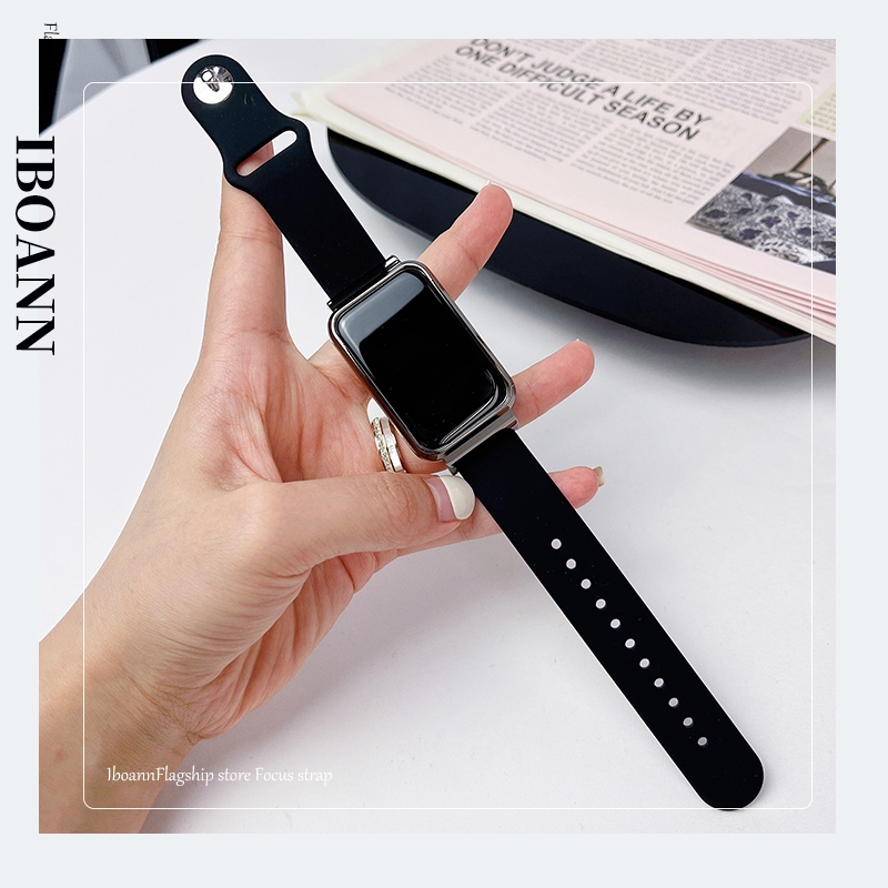 小米手環7 Pro 錶帶 保護框 硅膠反釦金屬保護殼男女情侶小米手錶帶 小米7 Pro 替換腕帶 小米 手環 手錶Pro