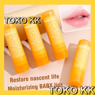 HUDAGXL Lipstik Lip Balm Lipstick Lip Sweet Orange KBT162 #1