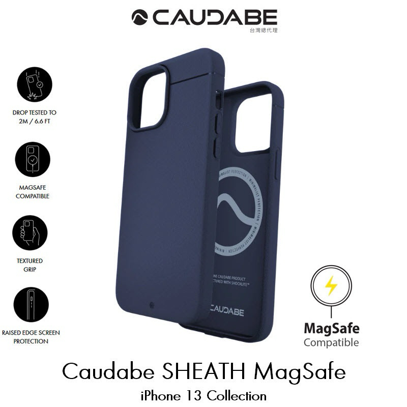 iPhone 13 mini CAUDABE 海軍藍 MagSafe二手手機殼