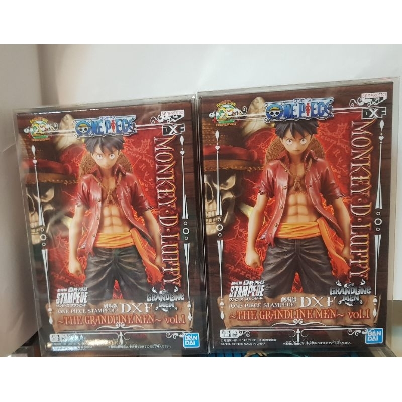 全新現貨日版 附PVC盒 航海王 海賊王 魯夫 DXF vol.1 老物收藏 公仔 玩具