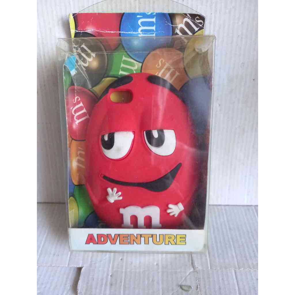 【M&amp;M's MM巧克力】可愛m&amp;m's 公仔造型巧克力 手機殼 手機保護套 (款式:紅色，全新品)