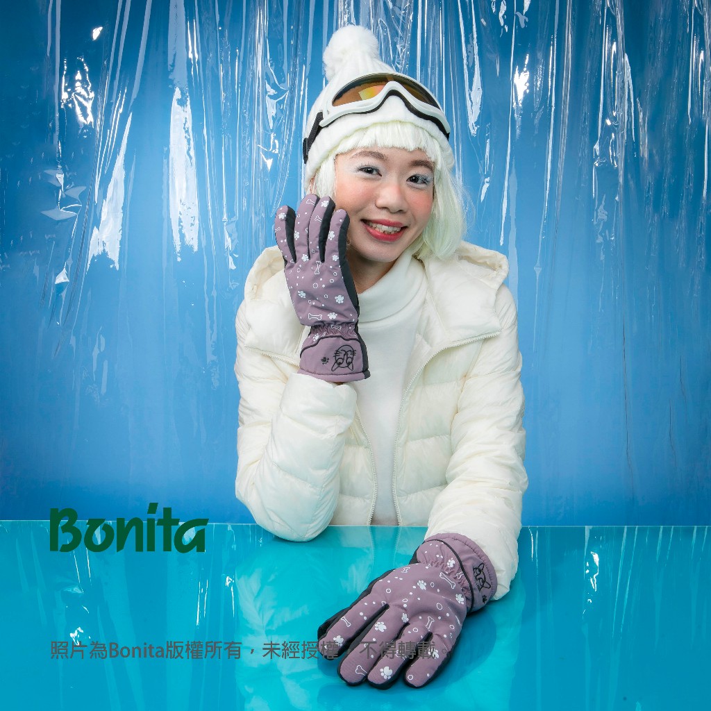 【Bonita】2023秋冬新品 / 貓爪骨頭-防水、防風、防寒女手套-971-3054