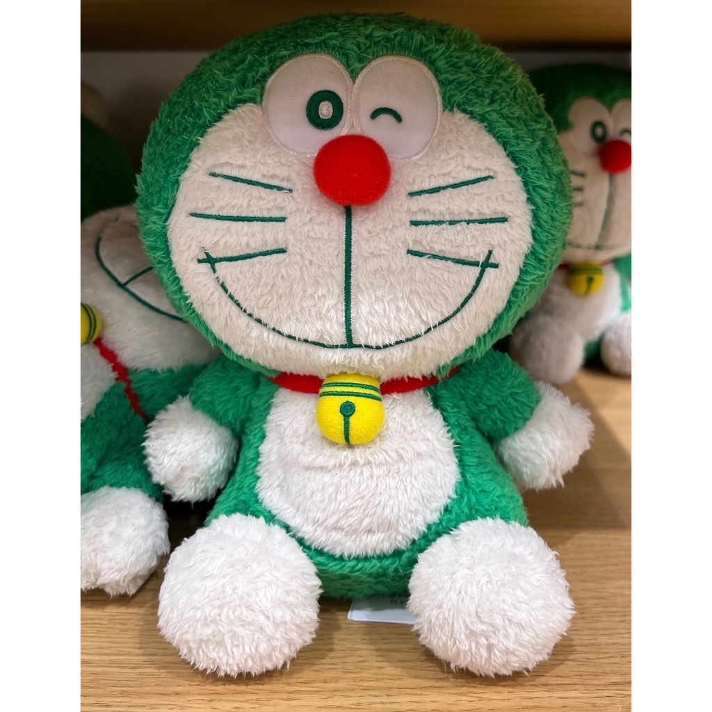 絕版現貨❣日版 日本版 UNIQLO 綠色環保哆啦A夢娃娃玩偶