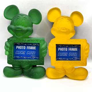 迪士尼 絕版米奇造型相框 / 擺飾品 / 米老鼠相片立牌 / 禮物紀念品