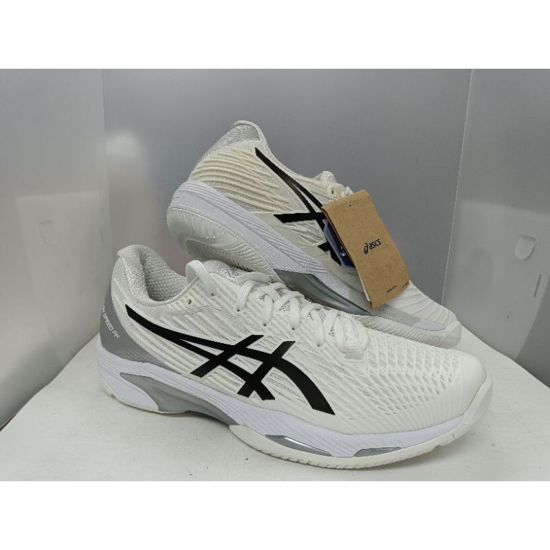 [變黃出清 ]岡山名亨asics女款SOLUTION SPEED FF 2網球鞋 #1042A136-100 $3780