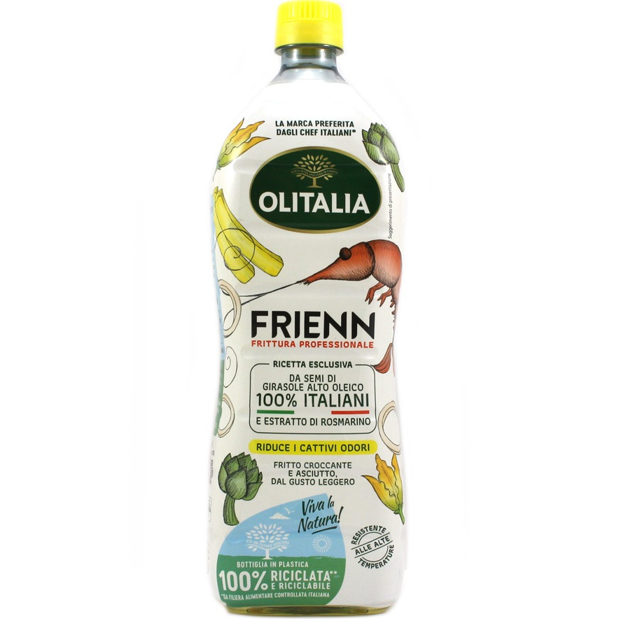 義大利奧利塔高温專用葵花油1L (塑膠瓶)